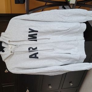 Vintage US Army Full Zip Hoodie